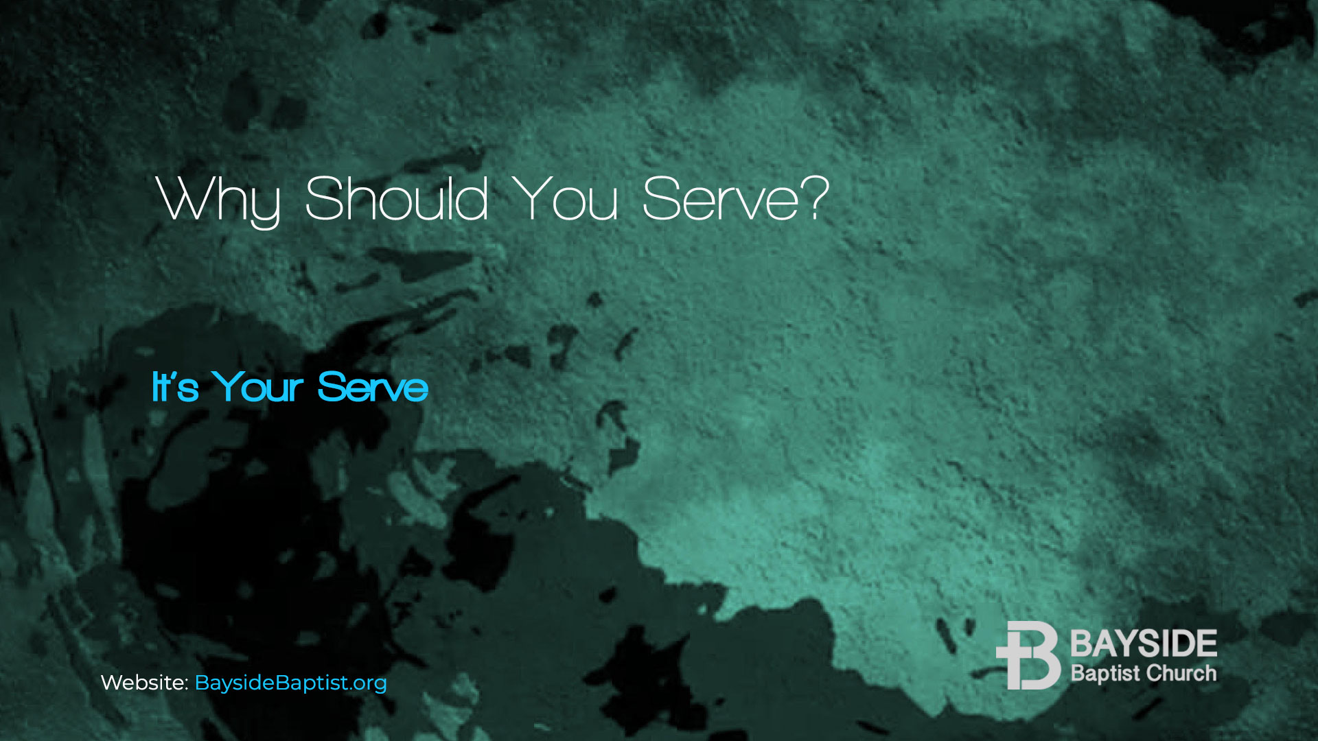 Why Should You Serve? Image