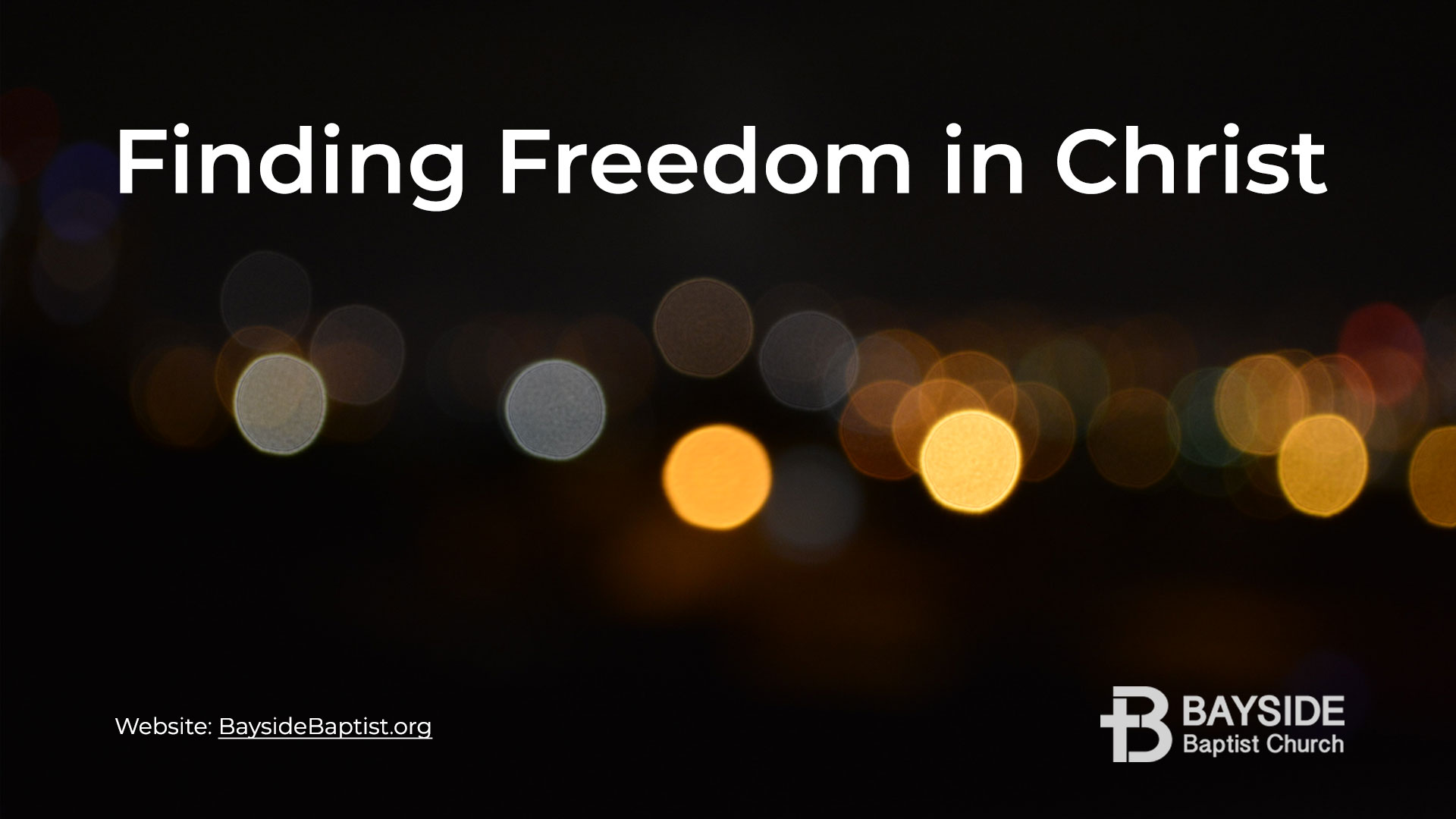 Finding Freedom in Christ Image